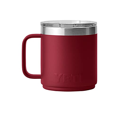 YETI Rambler 10 oz Stackable Mug, Vacuum Insulated, Stainless Steel with MagSlider Lid, Stainless