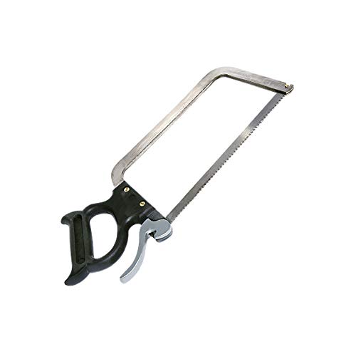 Weston Butcher Meat and Bone Saw with 22 Inch Stainless Steel Serrated Blade with Quick Release Handle (47-2201)