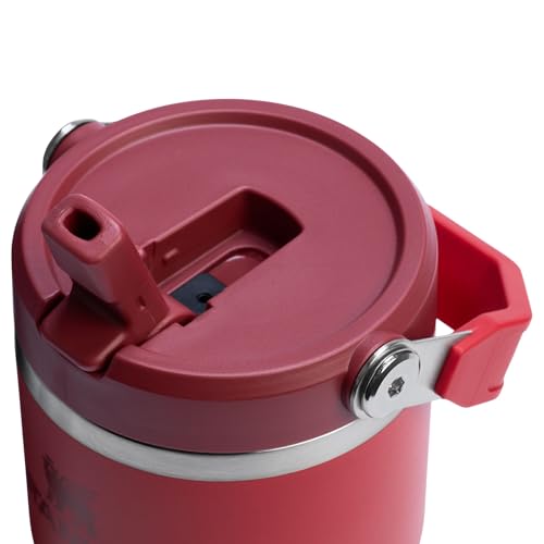 Stanley IceFlow Flip Straw Tumbler with Handle 30 oz | Twist On Lid and Flip Up Straw | Leak Resistant Water Bottle | Insulated Stainless Steel |BPA-Free | Lilac