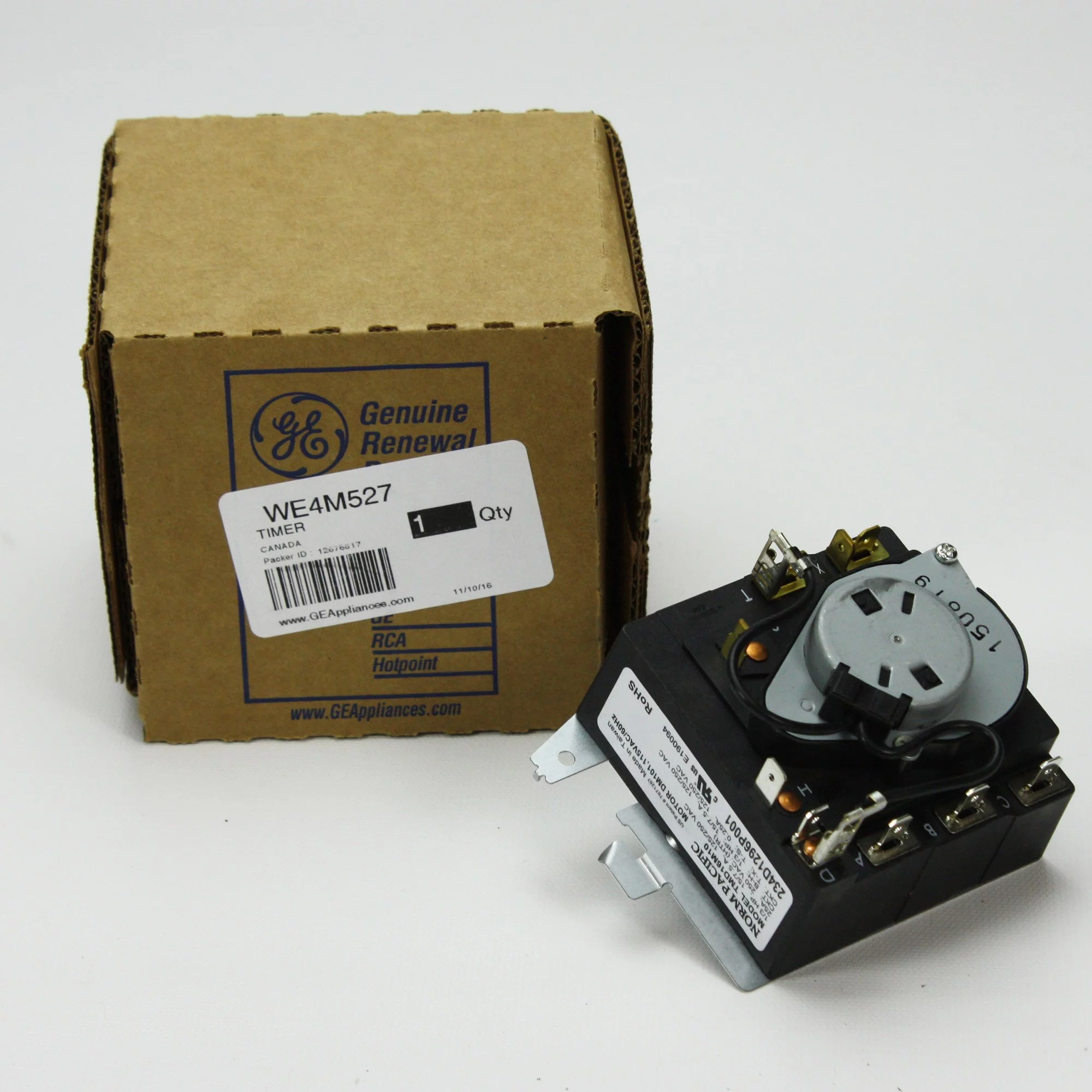 GE Dryer Timer WE4M527