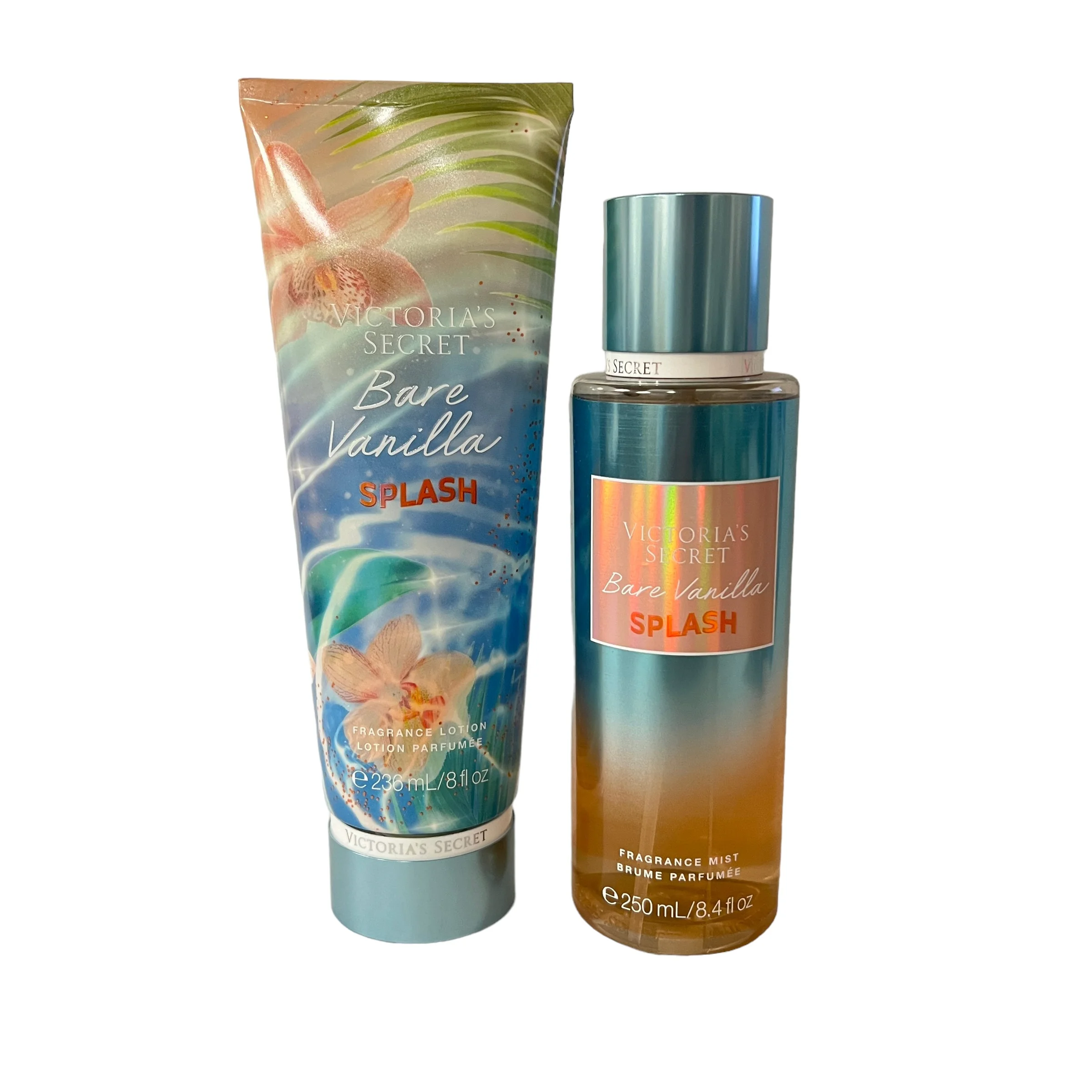 Victoria's Secret Bare Vanilla Splash Fragrance Mist & Body Lotion Set