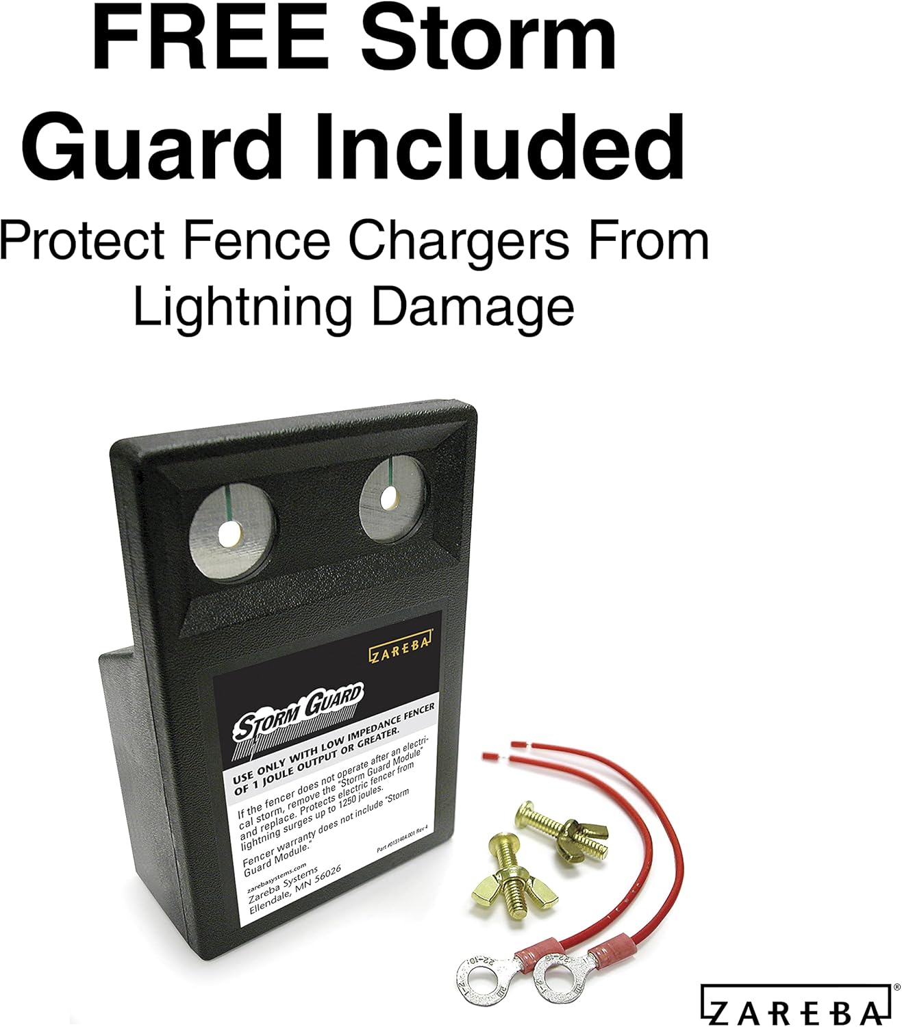 42 Zareba EAC100M-Z 100 Mile AC Low Impedance Electric Fence Charger