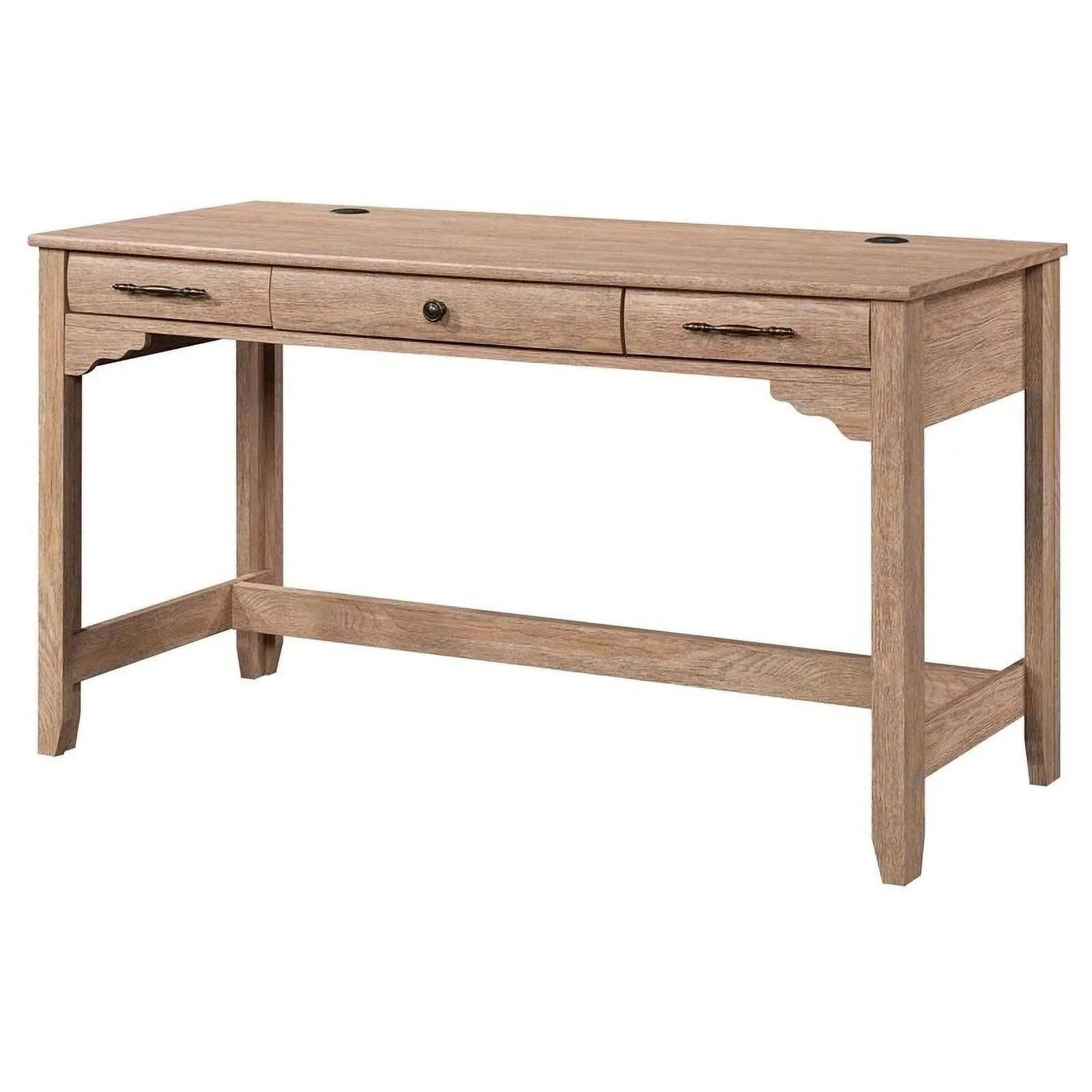 UrbanPro Modern Engineered Wood Writing Desk in Brushed Oak Finish