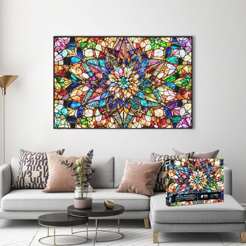 Jigsaw Puzzles for Adults 1000 Pieces- Christmas Winter Snowman Frosty Friends, Jigsaw Puzzles 1000 Pieces Interlock Perfectly Letter on Back with 1:1 Poster (27.6