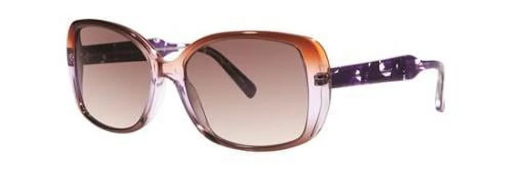 VERA WANG Sunglasses V287 Wine Gradient 56MM