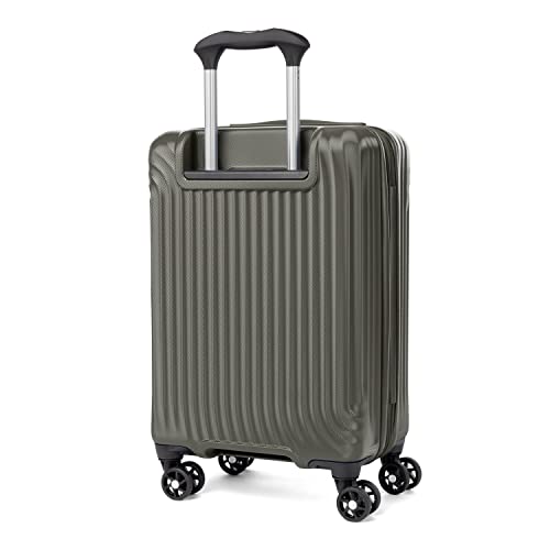 Travelpro Maxlite Air Hardside Expandable Carry on Luggage, 8 Spinner Wheels, Lightweight Hard Shell Polycarbonate Suitcase, Shadow Grey, Carry On 21-Inch