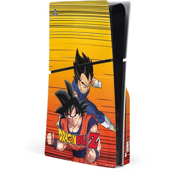 Skinit Decal Gaming Skin Compatible with PS5 Slim Disk Console - Officially Licensed Dragon Ball Z Goku Iconic Kanji Symbol Design