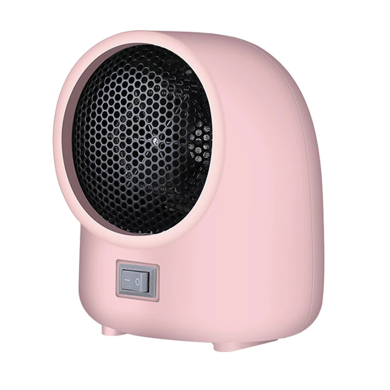 Portable Heater 400W Electric Convection Heating Silent Compact Personal Fan for Indoors Bedroom Living Room Table , Pink
