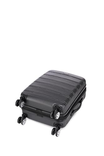 Rockland Melbourne Hardside Expandable Luggage with Spinner Wheels, 2TONENAVY, 2 Piece (20/28)