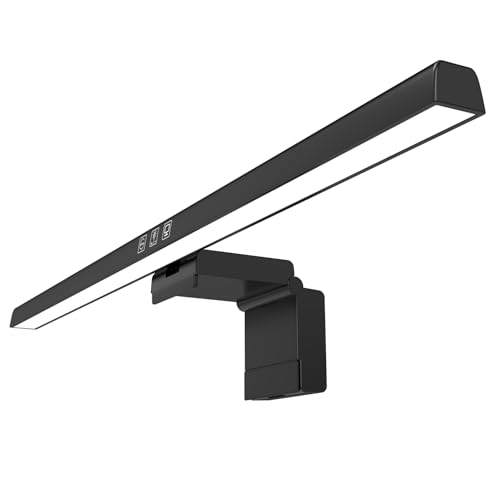 LED Monitor Light,Bar Dormitory Eye Protection Clip Light Bar,Desktop Lamp Computer Screen Light Lamp Bar Table Lamp for Office, M Type