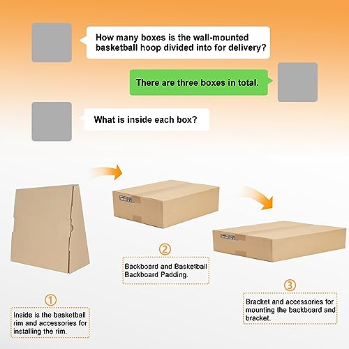 PROGOAL Basketball Hoop Garage Wall Mounted Adjustable-Height, with 60''x36''Tempered Glass Backboard, Pro-Style Breakaway Rim, Durable Bracket and All Weather Net