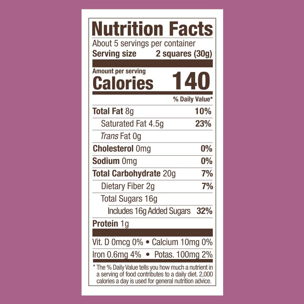 GHIRARDELLI Dark Chocolate Raspberry Squares, 5.32 Oz Bag (Pack of 6)