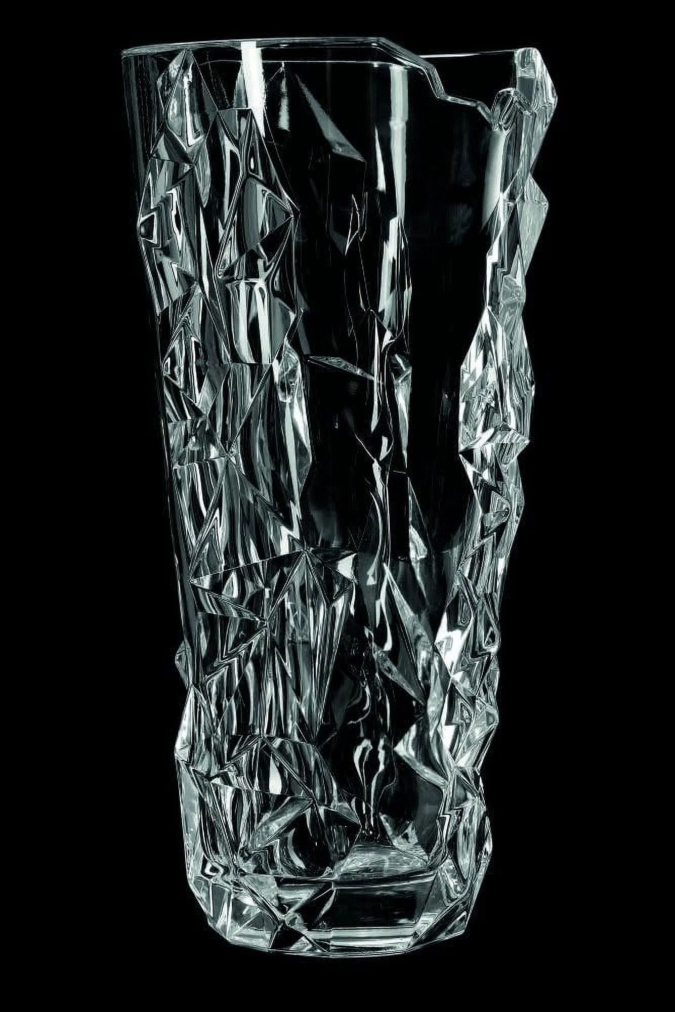 Nachtmann Crystal Sculpture Vase, Round