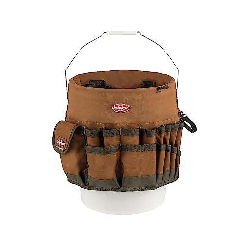 Bucket Boss Gatemouth 16 Tool Bag in Brown, 60016, 15 liters(Brown)