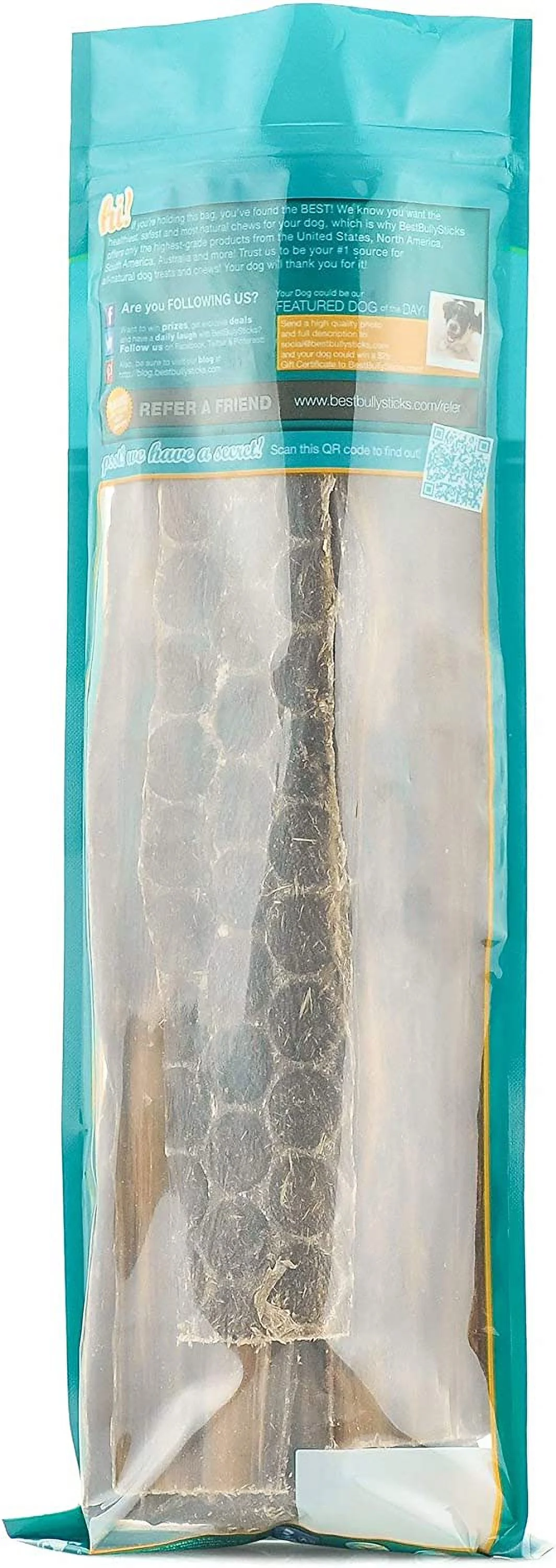 Best Bully Sticks 12 Inch Joint Jerky Gullet Dog Treats (12 Pack) - All-Natural Beef Dog Treats