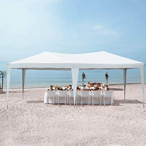 Quictent 10x20ft Easy Pop up Canopy Tent Instant Canopy Shelter Waterproof with Roller Bag