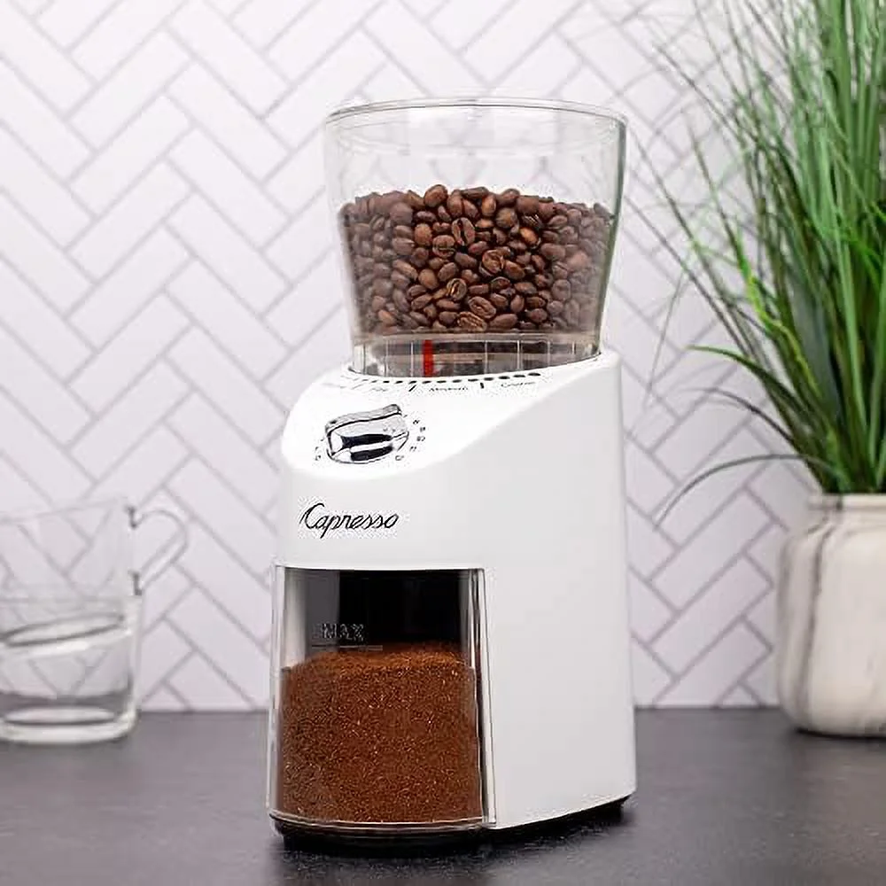 Infinity  Conical Burr Grinder, White