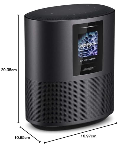 Bose Home Speaker 500: Smart Bluetooth Speaker with Alexa Voice Control Built-in, Black