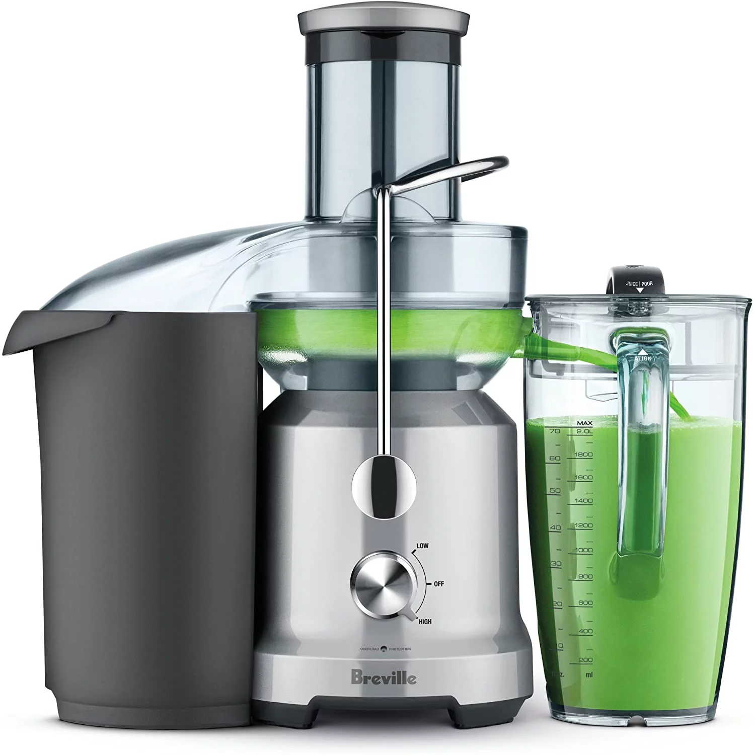 Breville Juice Fountain Cold Juicer  Silver  BJE430SIL