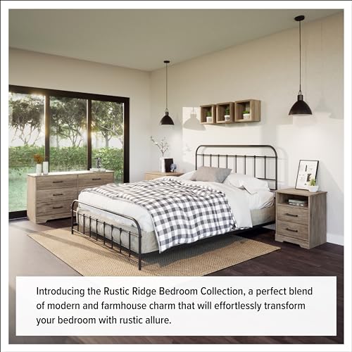 Prepac Sonoma Traditional Tall Nightstand Side Table with 3 Drawers, Functional Tall 3-Drawer Bedside Table 16