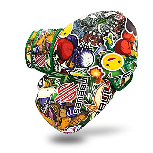 Sanabul Sticker Bomb Adult Boxing Gloves Kickboxing MMA training Punching Heavy Bag