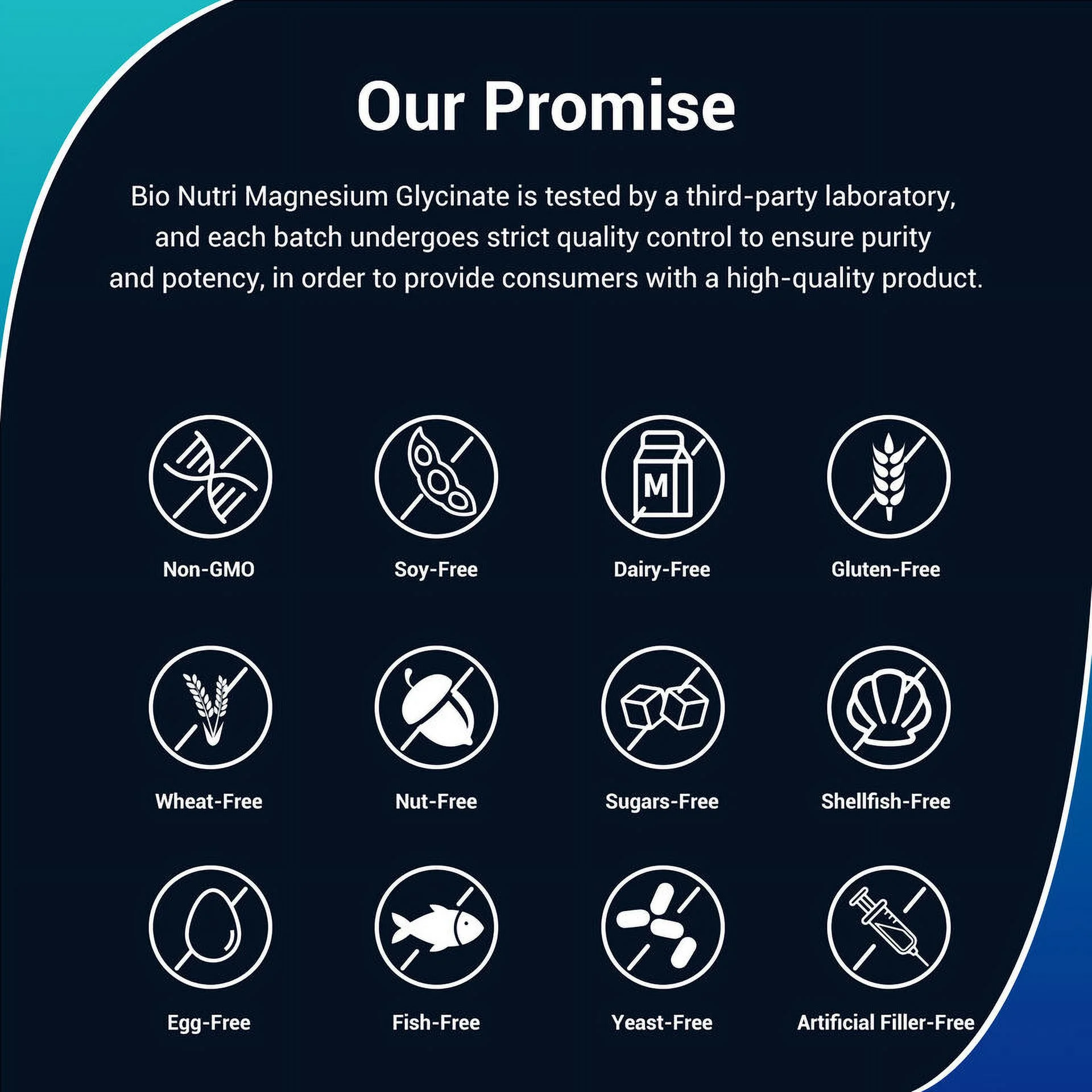 Magnesium Glycinate 1330mg 250 Capsules