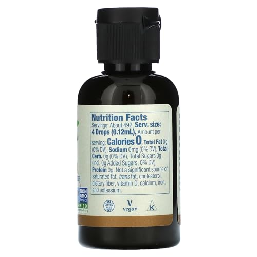 Now Foods Better Stevia Vanilla Liquid 2 Ounce, 2.0 Ounce