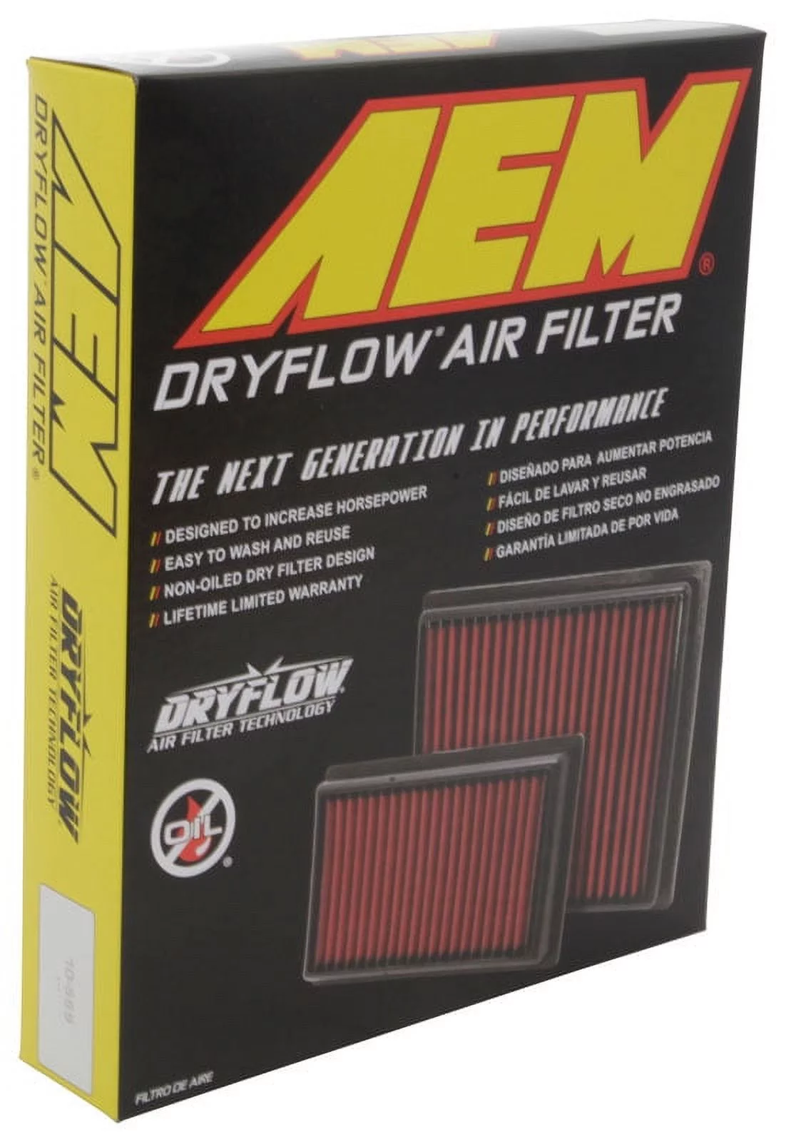 AEM Induction Air Filter P/N:28-50049 Fits select: 2016-2022 CHEVROLET MALIBU, 2019-2022 CADILLAC XT4