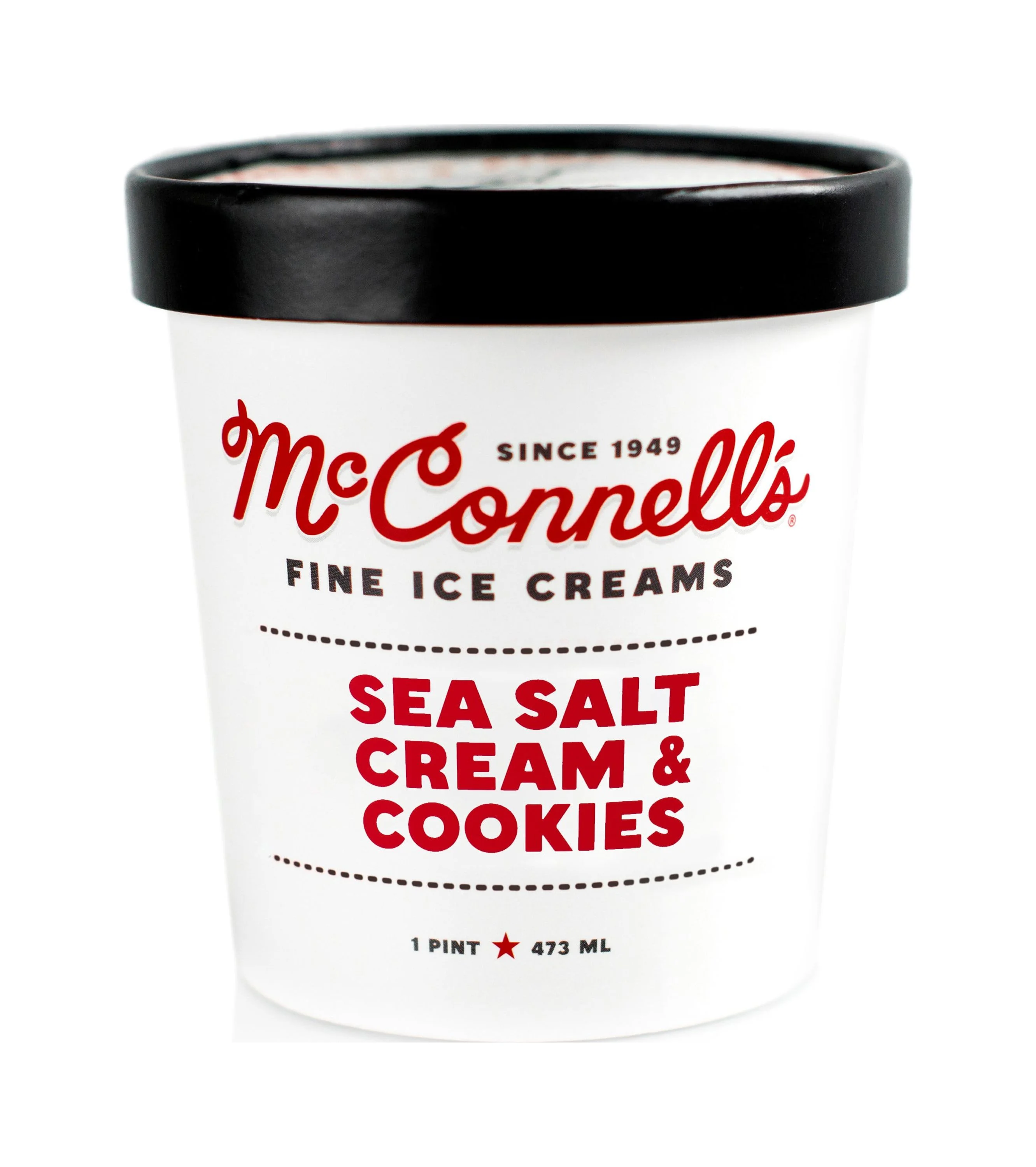 McConnell's, Sea Salt Cream & Cookies Ice Cream, 16 oz. (6 Ct)