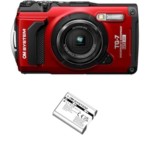 Olympus Tough TG-7 Digital Camera (Red)