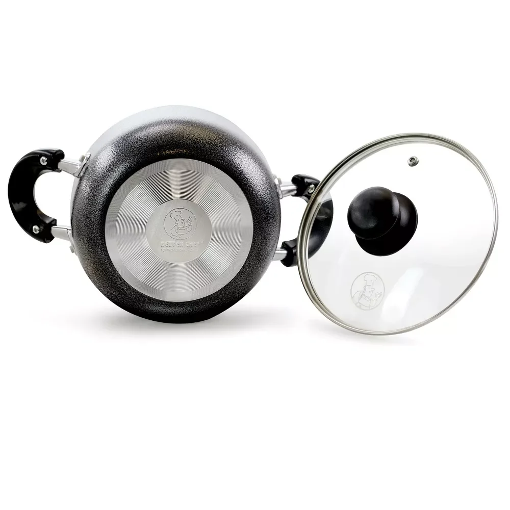 New Better Chef D301S 3 Quart 2.5mm AL Nonstick Aluminum Dutch Oven with Lid