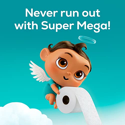 Angel Soft Toilet Paper, 6 Super Mega Rolls : 36 Regular Rolls (Pack of 2)