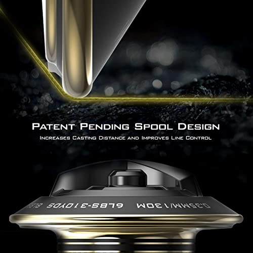 KastKing Valiant Eagle Gold Spinning Reel - 6.2:1 High-Speed Gear Ratio, Freshwater and Saltwater Fishing Reel, Faster Line Retrieve, Braid Ready Spool, 7+1 Shielded Stainless Steel Ball Bearings