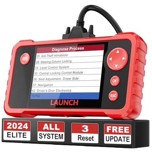 LAUNCH CRP123 OBD2 Scanner-2024 Newest Model Engine/ABS/SRS/Transmission Diagnostic Scan Tool SRS Airbag Code Reader,Lifetime Free Update