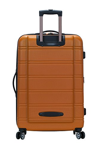Rockland Vara Softside 3-Piece Upright Luggage Set, Expandable,Black dot, (20/22/28)