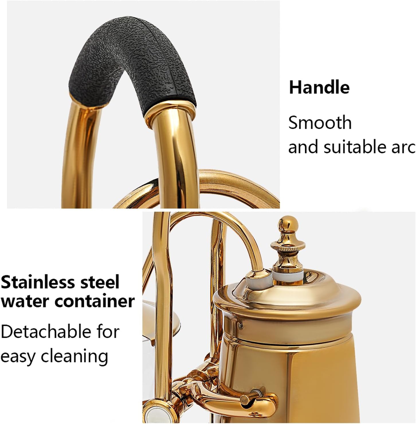 Luxury Royal Family Balance Syphon Siphon Coffee Maker Gold Siphon Brewer, Classic Retro Luxury