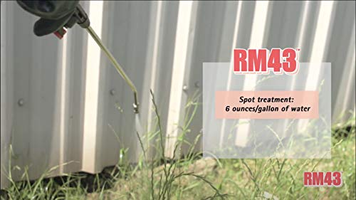 RM43 43-Percent Glyphosate Plus Weed Preventer Total Vegetation Control, 2.5-Gallon