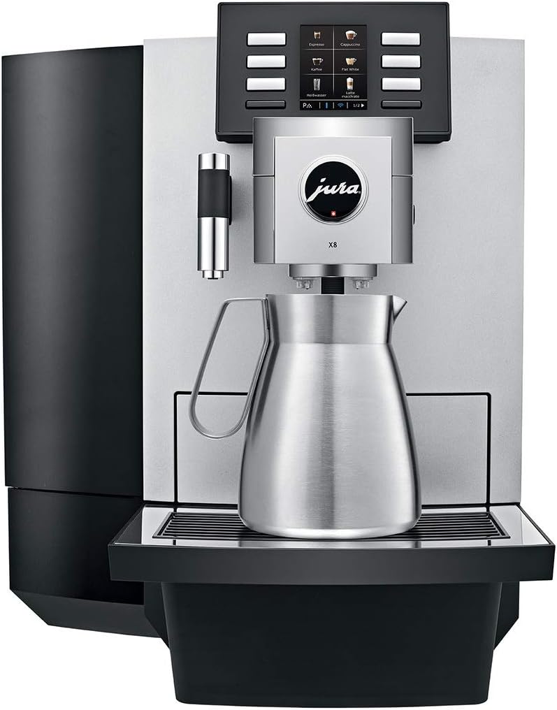 Jura X8 Platinum Automatic Espresso & Cappuccino Machine with Touch Screen