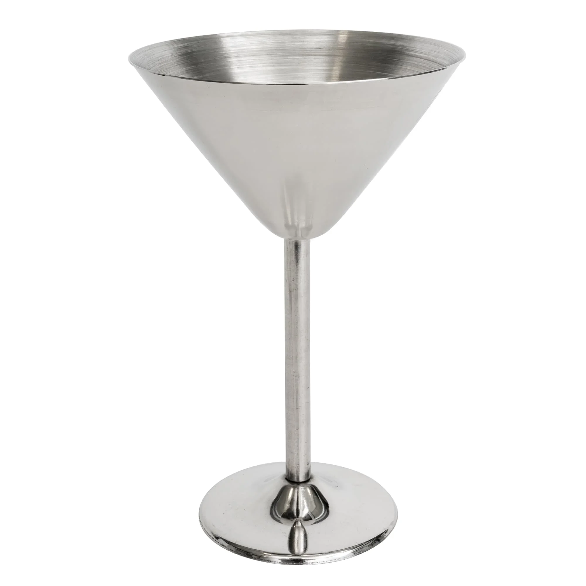 Tablecraft MCSS10 10 oz Stainless Steel Martini Cup-Each