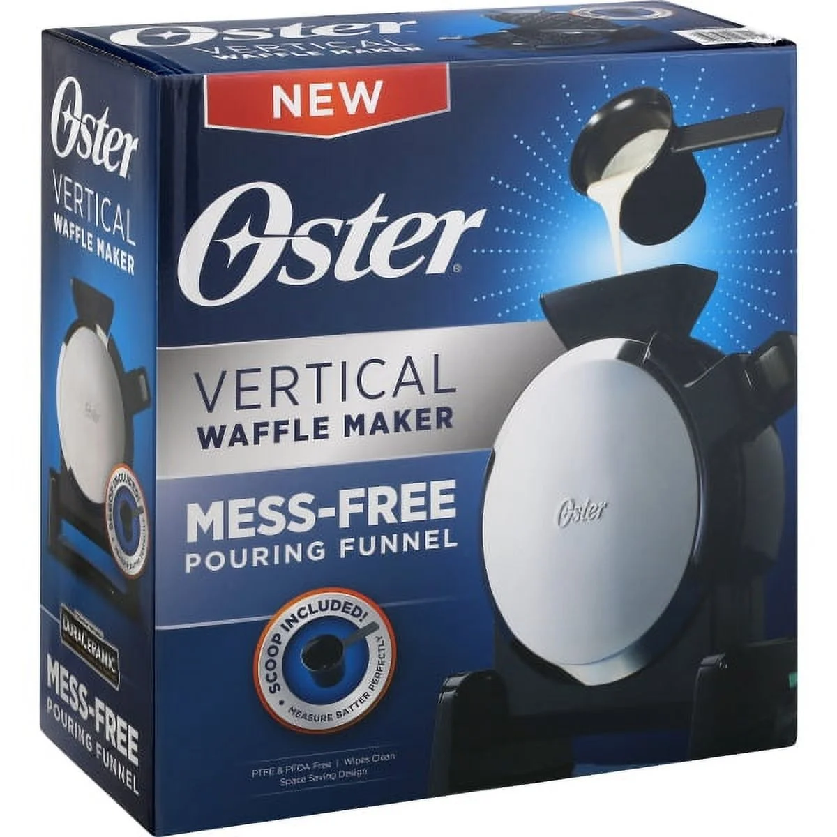 Oster® Titanium-Infused DuraCeramic Waffle Maker