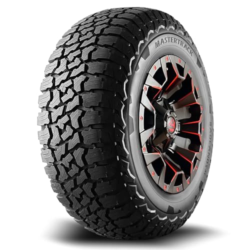Set of 4 (FOUR) Mastertrack BADLANDS AT All Terrain LT285/70R17 10 Ply E 126S SUV Light Truck Tire + Road Hazard Warranty Included - 285/70/17(Tire Only)