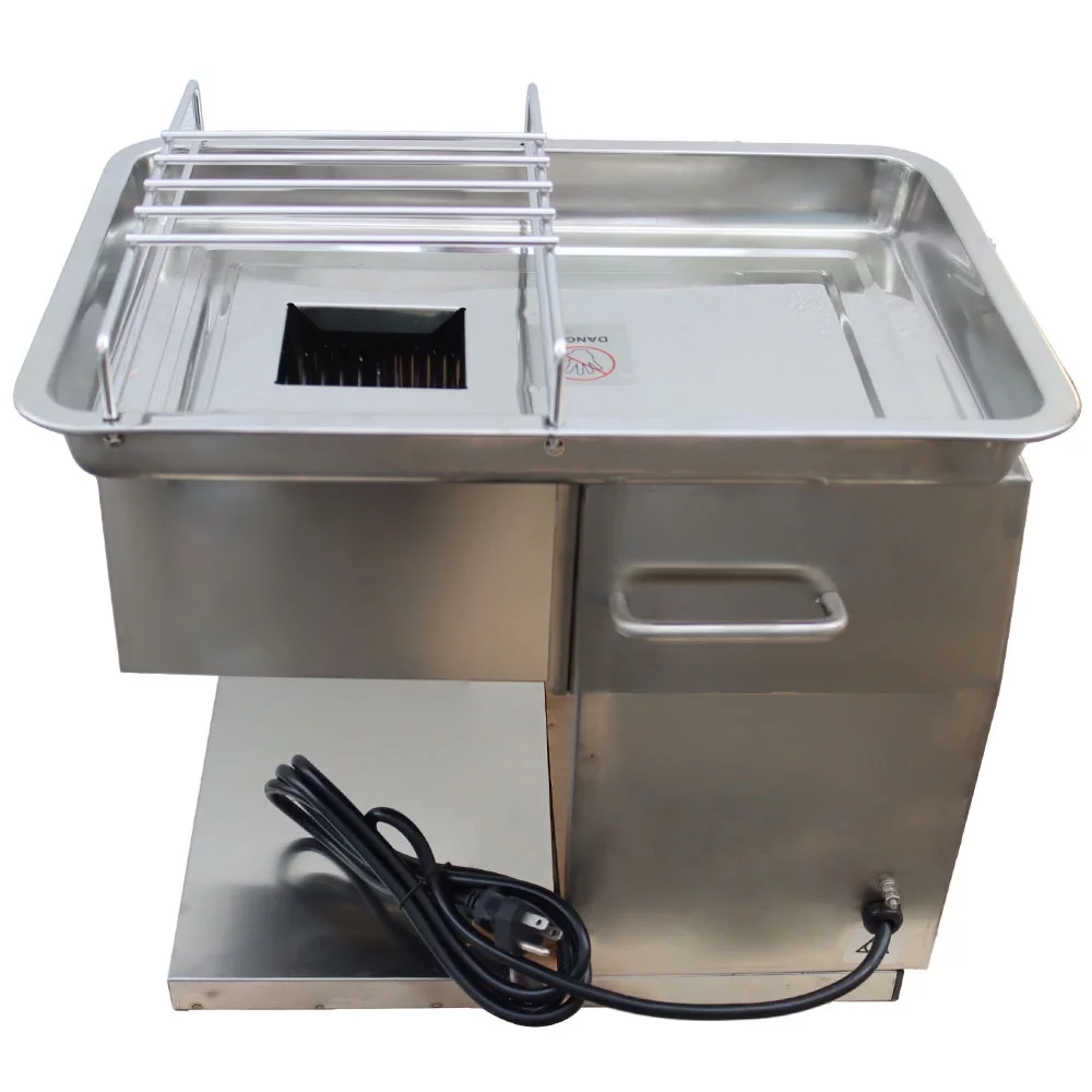 TECHTONGDA Qx Meat Cutter Machine Stainless Steel Meat Slicer 4MM Blade 250Kg/Hour