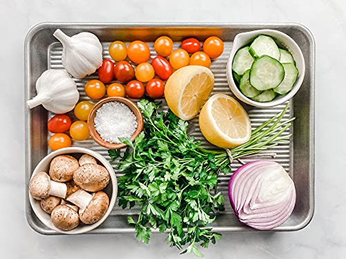 USA Pan Nonstick Standard Bread Loaf Pan, 1 Pound, Aluminized Steel