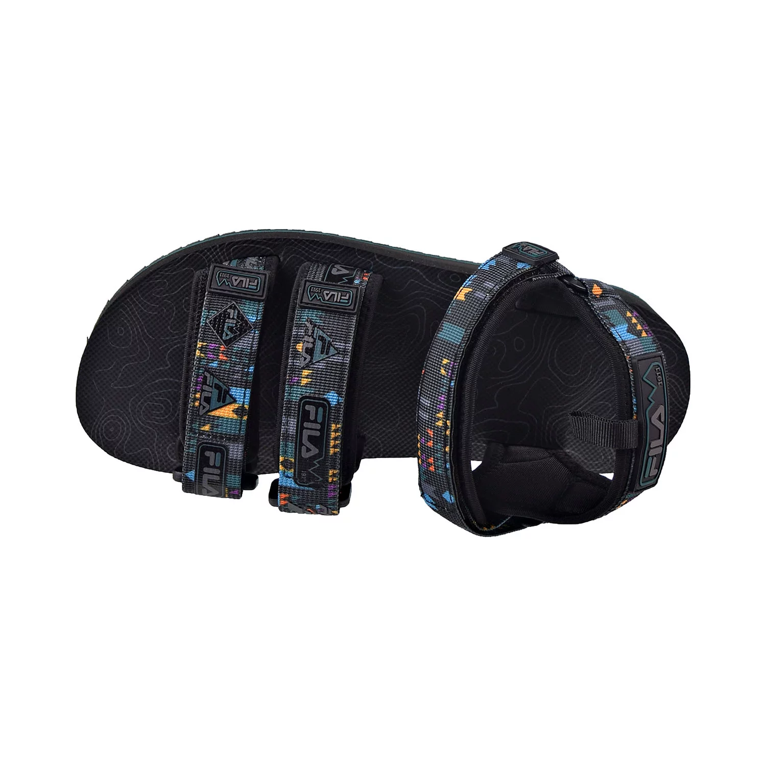 Fila Men's Drifter DNS Sandals Black-June Bug-Saffron 1sm01569-041