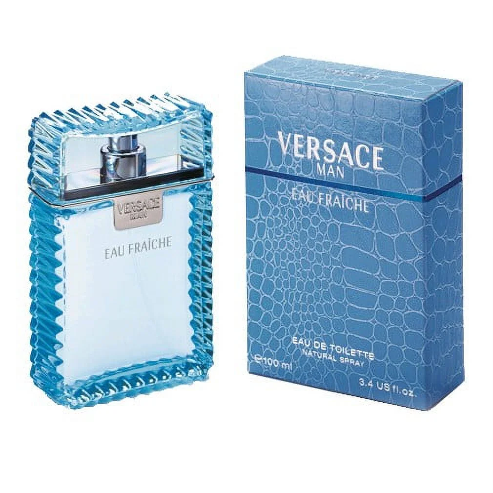 Versace Man Eau Fraiche by Versace, 3.4 oz Eau De Toilette Spray for Men
