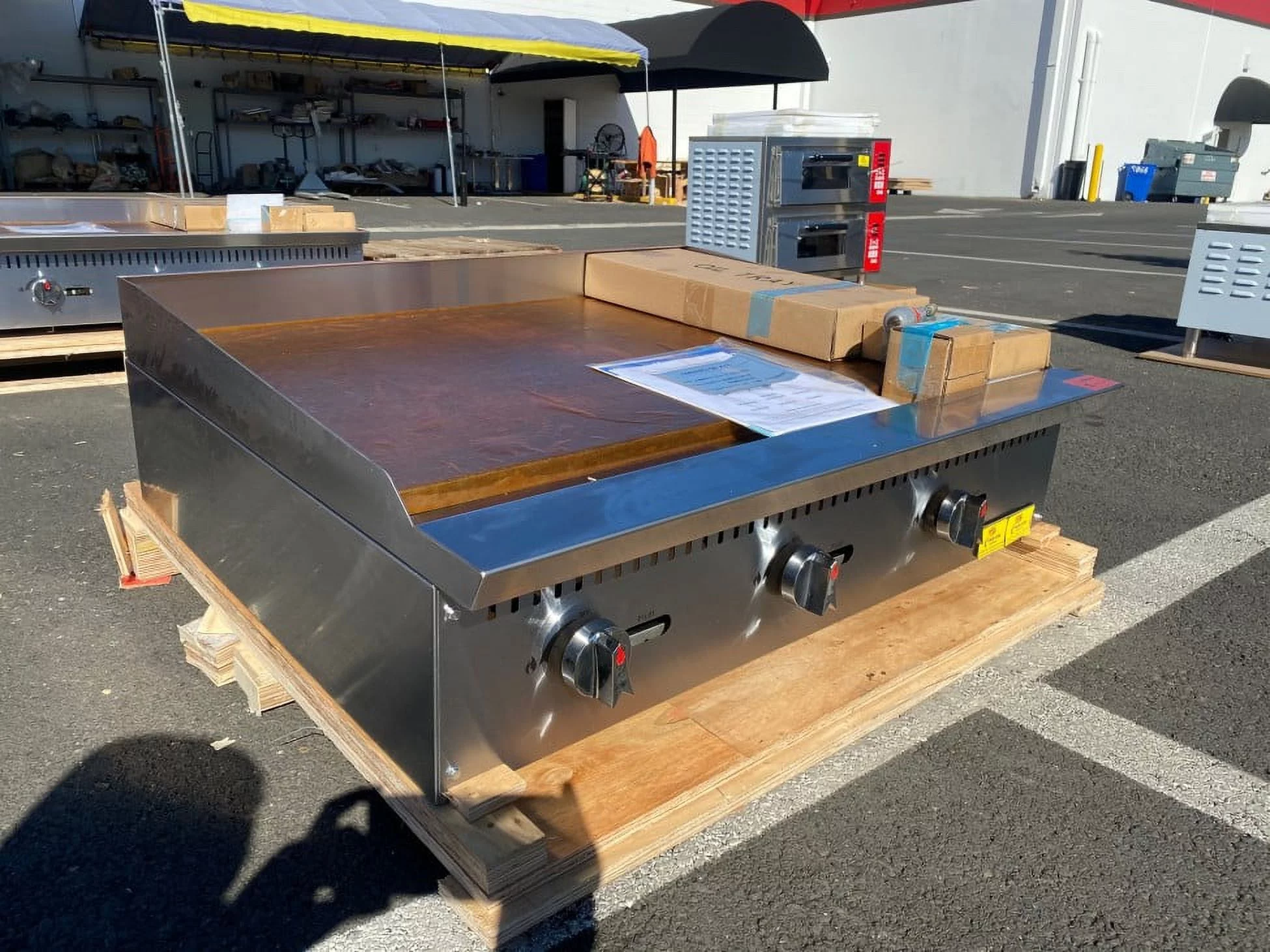 36 Deep Manual griddle NSF DCGMA36