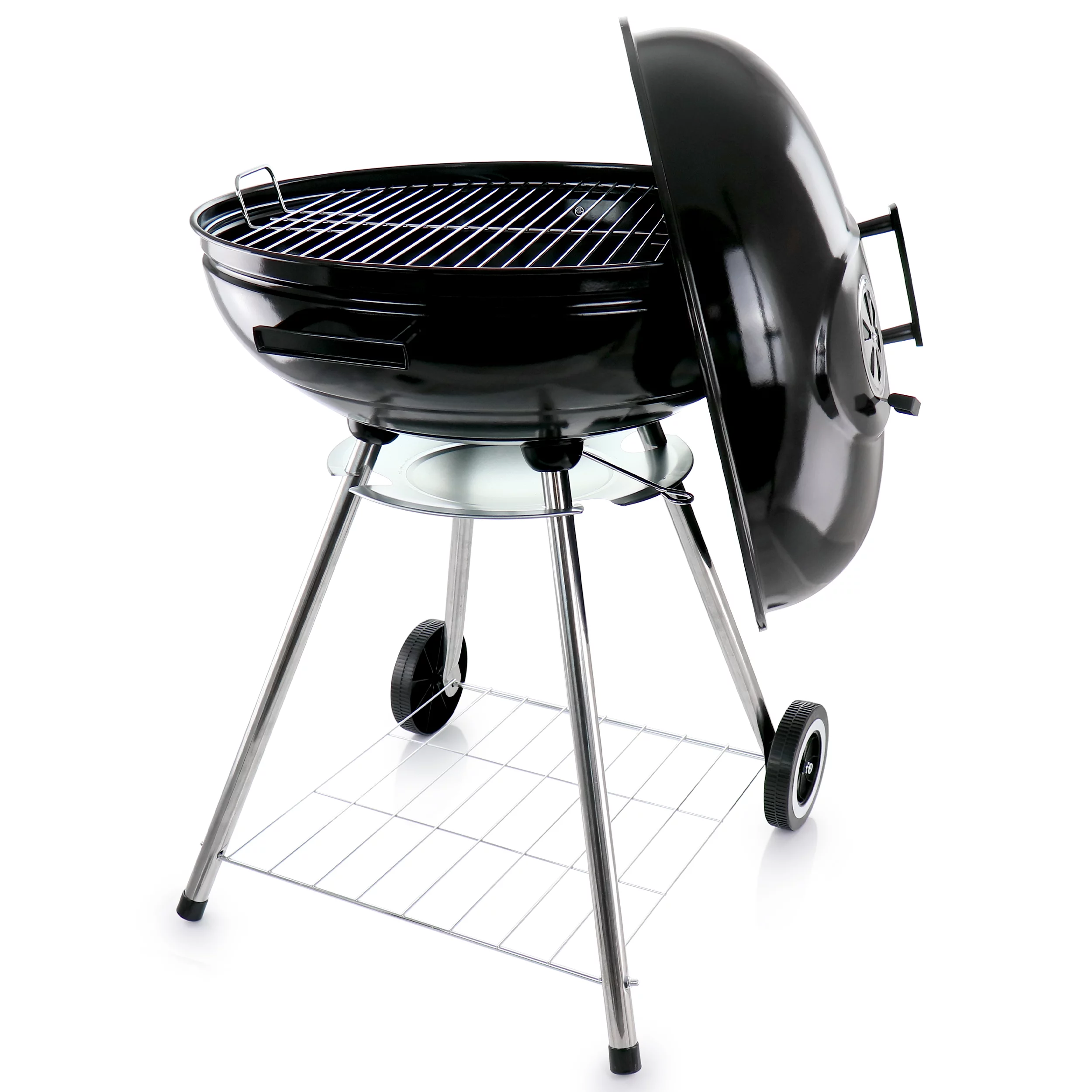 Better Chef 22 Inch Charcoal Barbecue Grill in Black