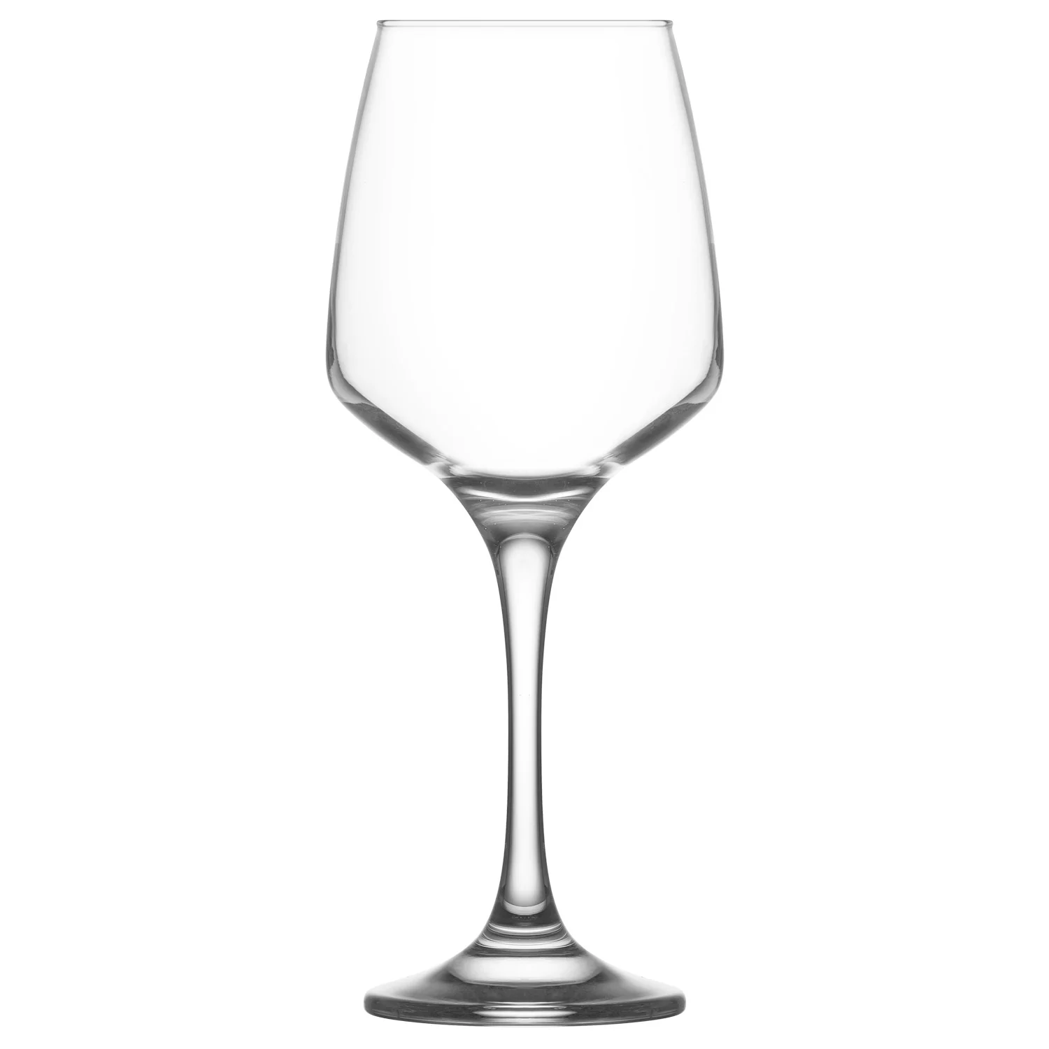 LAV Red Wine Glasses Set of 6 - Clear Wine Glasses with Stem 13.5 oz