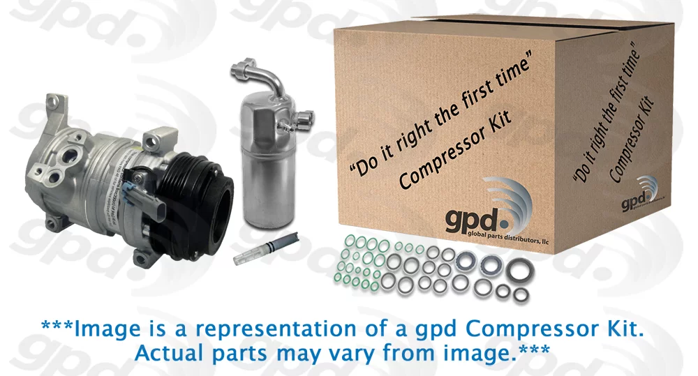 Global Parts Distributors 9621276 Compressor Kit Fits select: 2014 DODGE CHARGER, 2014 DODGE CHALLENGER