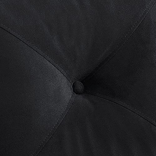 Lifestyle Solutions Harrington Loveseat, Black